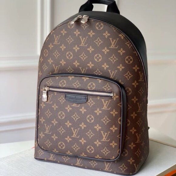 LOUIS VUITTON Men's Brown Monogram Print Backpack - Picture 1 of 7
